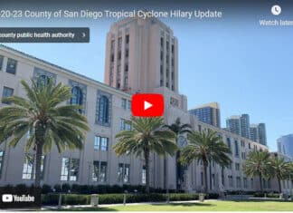 San Diego County Officials Provide Public Update on Tropical Cyclone Hilary