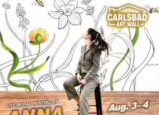 The 37th Carlsbad Art Wall Will Debut this Week!