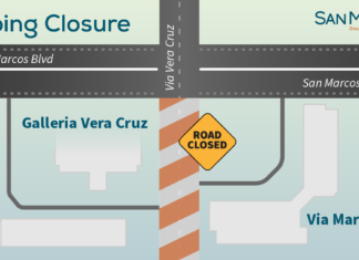Via Vera Cruz Closures Next Few Months