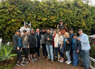 Volunteers Light Up Historic Gazebo in Downtown Vista