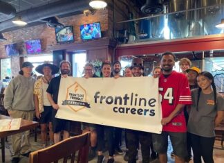 Vista’s Lamppost Pizza/Backstreet Brewery Achieves Frontline Friendly Certification