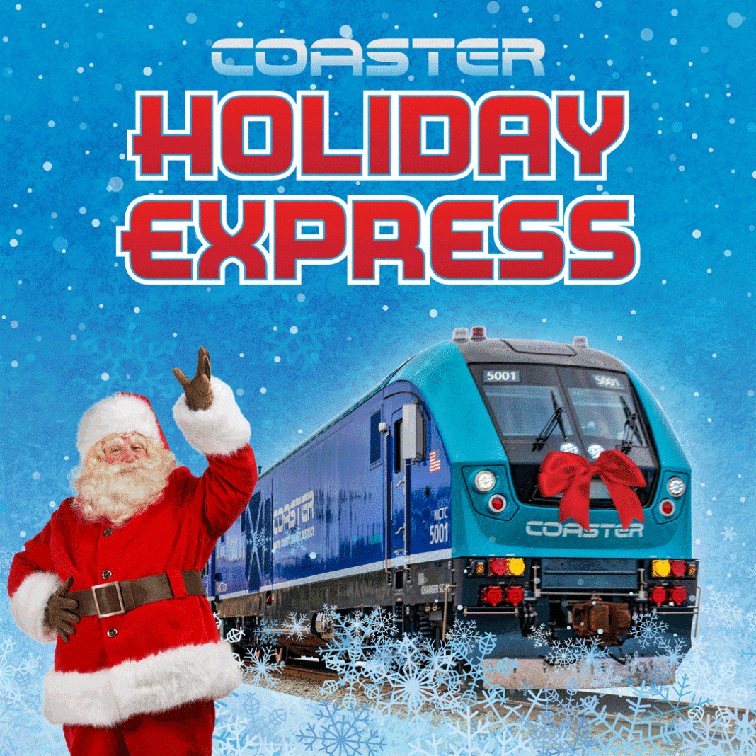 Santa Rides COASTER Holiday Express Train! North County Daily Star