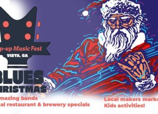 Blues Christmas Music Fest Kicks Off this Wednesday Dec. 20 on Paseo Santa Fe