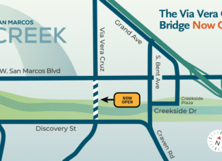 Via Vera Cruz and Discovery Street are Officially Open to the Public