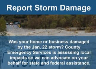 Voluntary Survey Sent Out to County Residents to Report Storm Damage
