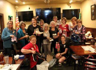 Soroptimists Donate to Shoe Drive
