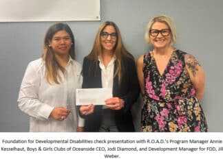 Boys & Girls Clubs of Oceanside, Real Options for Adults with Disabilities Awarded Grant