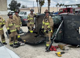 Escondido’s Firefighters Participated in Hydraulic Tool Training