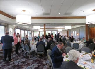 Business Leaders Meet with Political Leaders At Vista Chamber Event