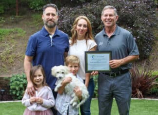 Carlsbad Family Honored by Mayor Blackburn for Saving Rescued Pup