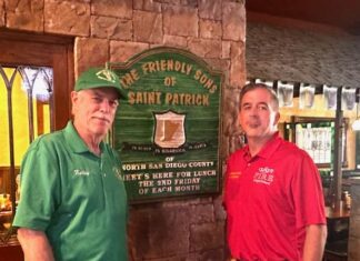 Friendly Sons of Saint Patrick Recognizes Vista Fire Fighter