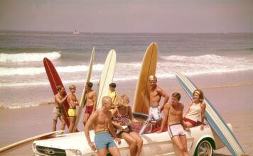 “Stars, Cars & Guitars” Display Reflects Surfing’s Ascendance as Cultural Touchstone