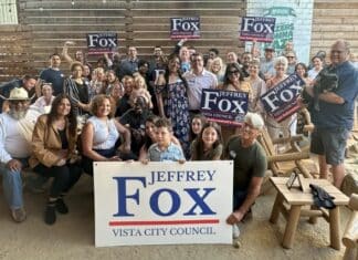 Jeff Fox Announces Candidacy for Vista City Council