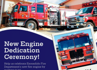 Escondido’s New Fire Engine Dedication Ceremony!