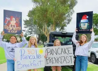 Shop with a Cop Pancake Breakfast Saturday