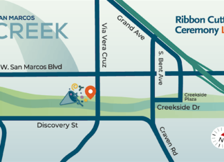 San Marcos Creek Ribbon Cutting Ceremony Wednesday, October 16