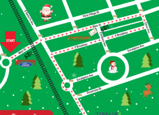 Vista Christmas Parade Route