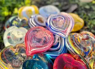 300 Beautifully Handcrafted Glass Hearts will be Hidden in Carlsbad Village
