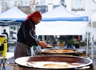 Delicious Paella and Produce Await!