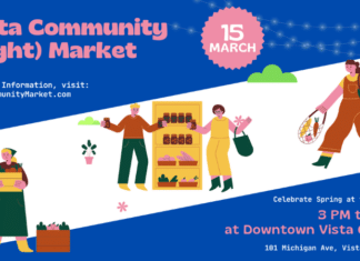 Vista Community Market Vendor Registration Saturday, March 15