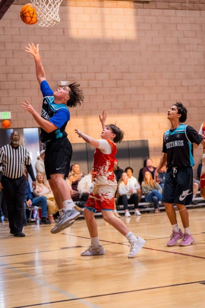 Mustangs Action Shot (Tri-City Invitational Tournament)