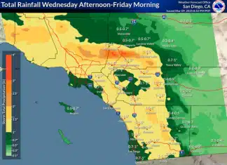 More rain, snow headed toward San Diego: How much could the region get?