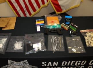 Narcotics and Weapon Seizure – Vista Deputies Arrest Two Adults.