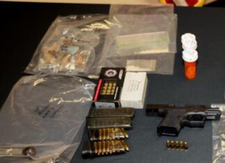 Narcotics and Weapon Seizure – Vista Fentanyl pills and ghost gun seized.