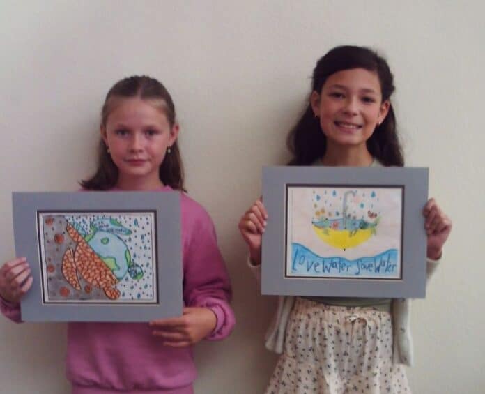 3rd place Presley Regan (left) and 1st place Cosette Kennedy (right)