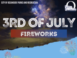 Oceanside 3rd of July Fireworks Show