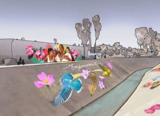 Empowerment New Public Mural by Latin Artist Sasha Primo