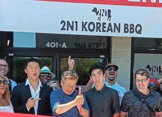 2N1 Korean BBQ Welcomed to the Vista Business Community with a Red Ribbon Cutting Ceremony