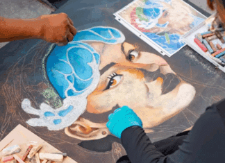 Chalk Art in the Village | Farmers Market