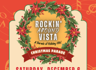 Vista Christmas Parade – Rockin’ Around Vista: A Parade of Holiday Hits!