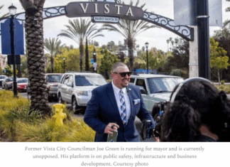 Green Returns to Vista Politics in Mayoral Run