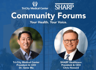 Tri-City Medical Center and SHARP Healthcare will be Hosting Community Forums