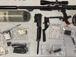 Search Warrant Served with Three Arrested