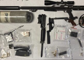 Search Warrant Served with Three Arrested