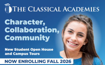 The Classical Academies Invites New Students to Enroll for the 2026-2027 School Year!