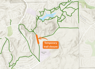 Sage Creek/Solar Walk Trail Temporary Closure