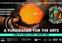 Hot Glass, Cold Beer: A Fundraiser for the Arts FREE EVENT