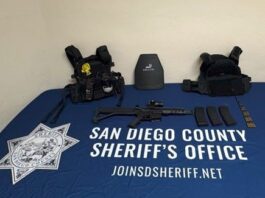 San Diego County Sheriff Illegal Firearm Arrest