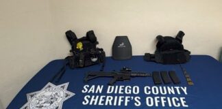 San Diego County Sheriff Illegal Firearm Arrest