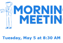 MainStreet Oceanside Morning Meeting Tuesday, May 5 at 8:30 AM