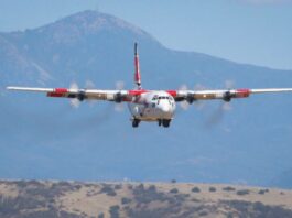 Region Adds CAL FIRE C-130 Hercules Airtanker to Ramona Air Attack Base