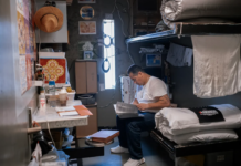 He spent 19 years in isolation on death row. Then the handcuffs came off