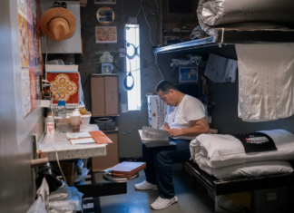 He spent 19 years in isolation on death row. Then the handcuffs came off