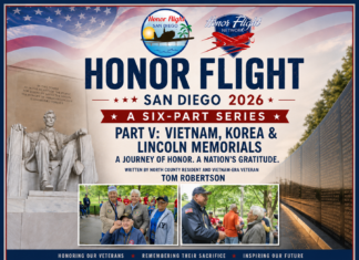 Honor Flight 2026, Part V: The Vietnam, Korean War and Lincoln Memorials