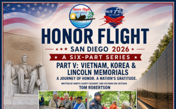 Honor Flight 2026, Part V: The Vietnam, Korean War and Lincoln Memorials