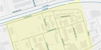 The City of San Marcos Parking changes in Barham industrial area